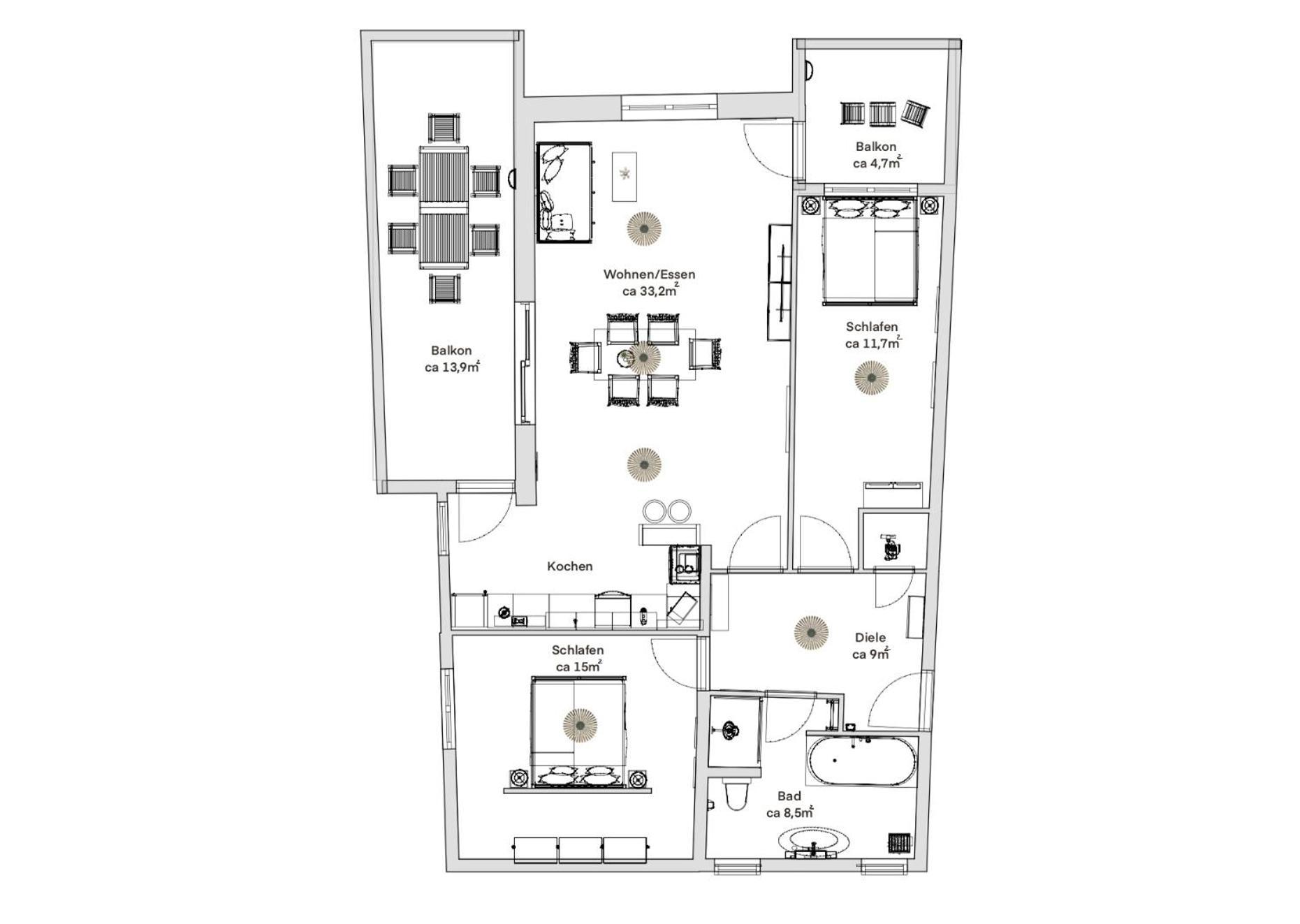 Pineapple Apartments Dresden Zwinger III - 86 Qm - 1X Free Parking Zewnętrze zdjęcie